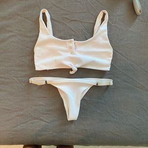 White bikini